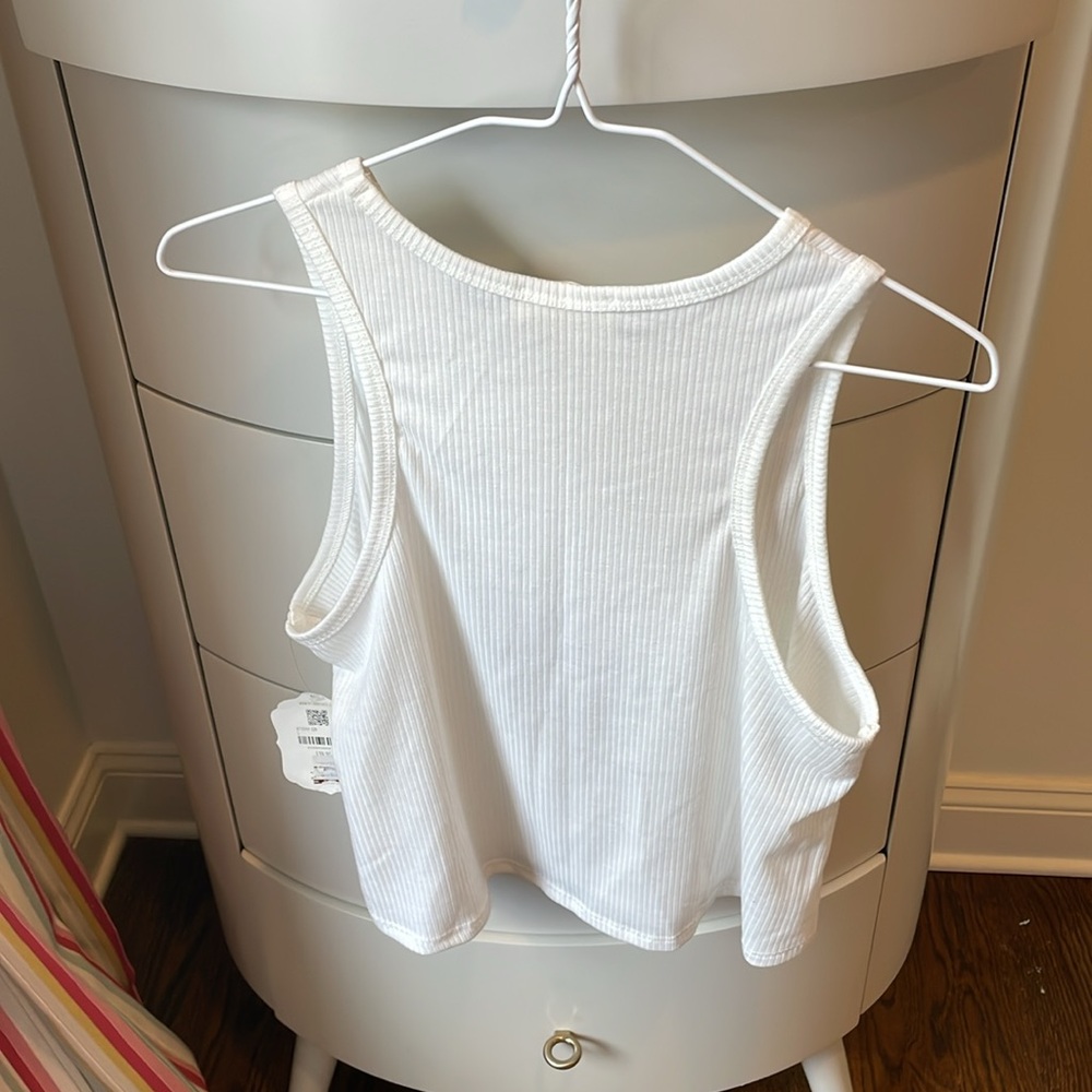 Altar'd State White Tank Top size small - Picture 2 of 4